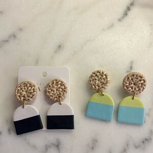 Clay Clip On Earrings by Accessory Jane
